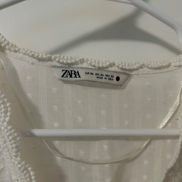 Zara SHORT EMBROIDERED DRESS - Picture 4 of 5